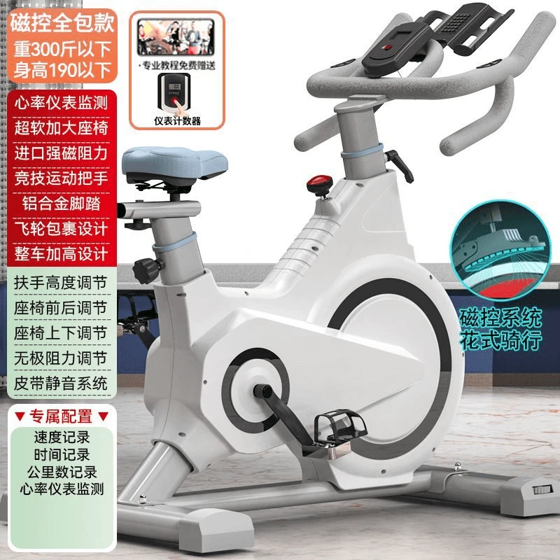 家用健身车动感单车静音成人室内家用健身脚踏智能自行车运动器材