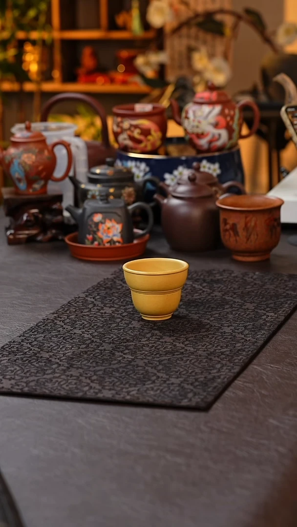 茶杯紫砂段泥葫芦杯