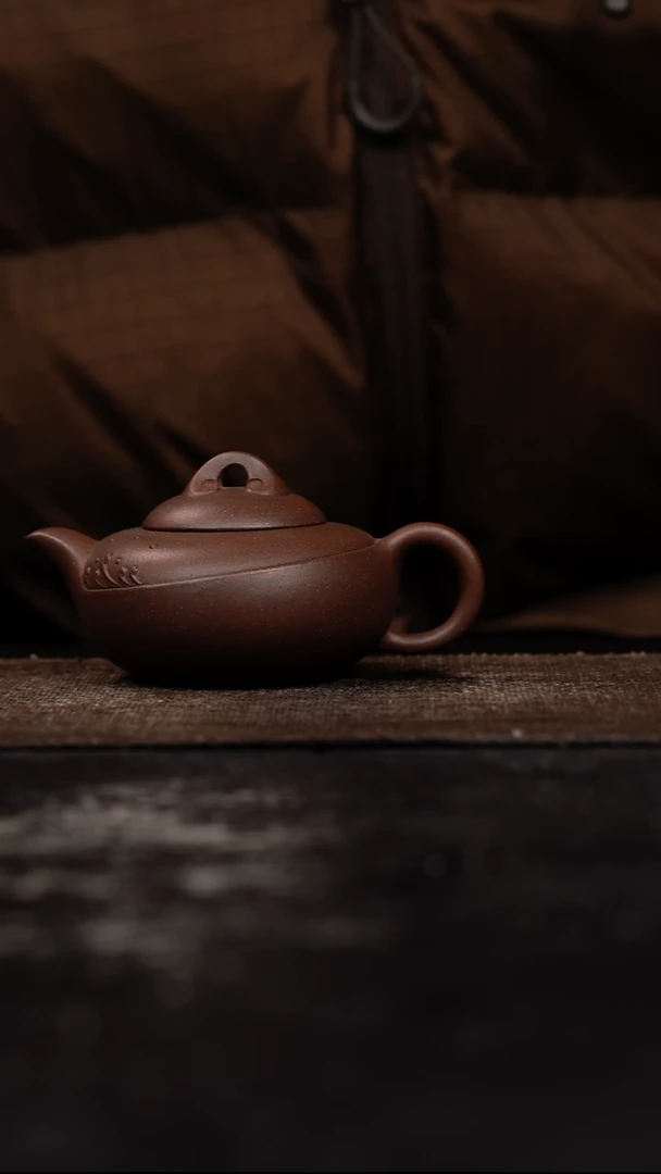 茶壶紫砂原矿手工壶120CC