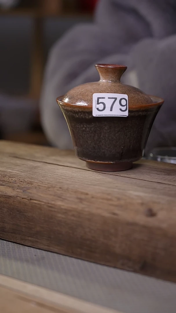 【闪购商品】瓷片福利！设计师款柴烧盖碗