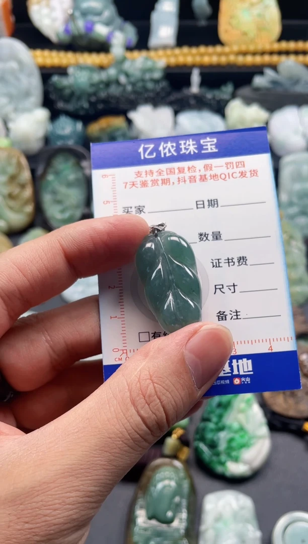 颈饰未镶嵌翡翠天然翡翠a货