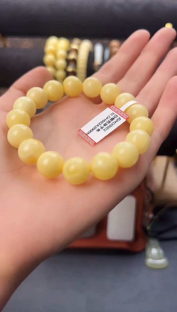 未镶嵌蜜蜡手串JSMD0002蜜蜡15g