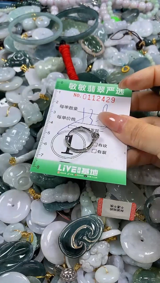 【闪购商品】翡翠颈饰未镶嵌闪购0112429多样性发其一