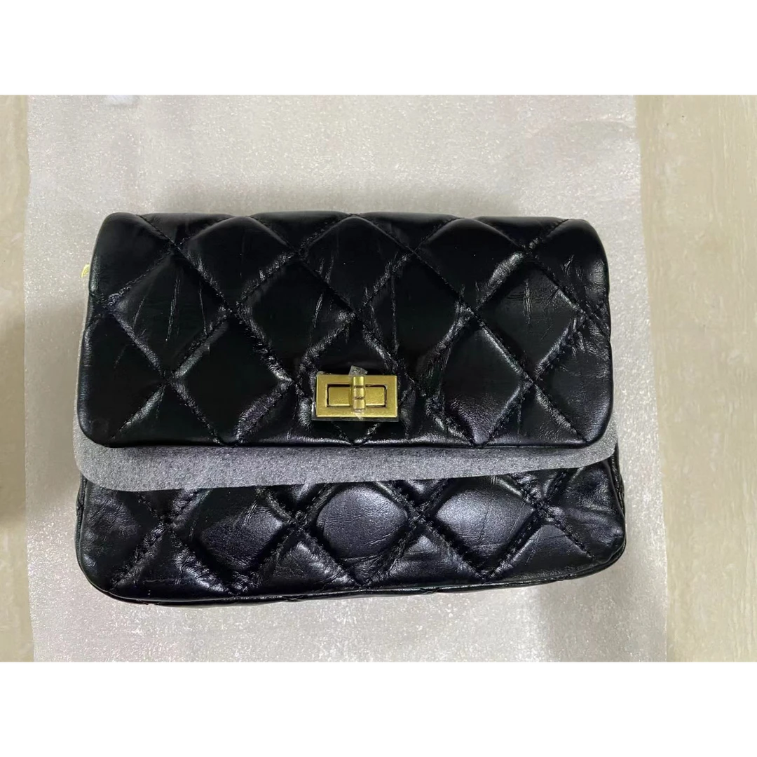 【南沙瑞熙】LZ-5034-黑色春季新款简约时尚百搭腋下斜跨休闲包