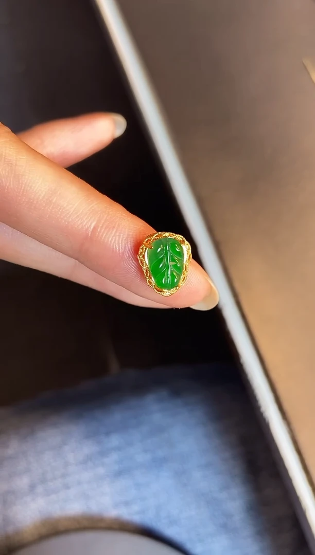 吊坠(不含链)银S925镶嵌翡翠1