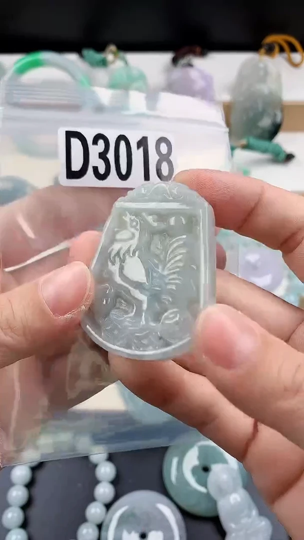 颈饰未镶嵌翡翠天然翡翠吊坠挂件