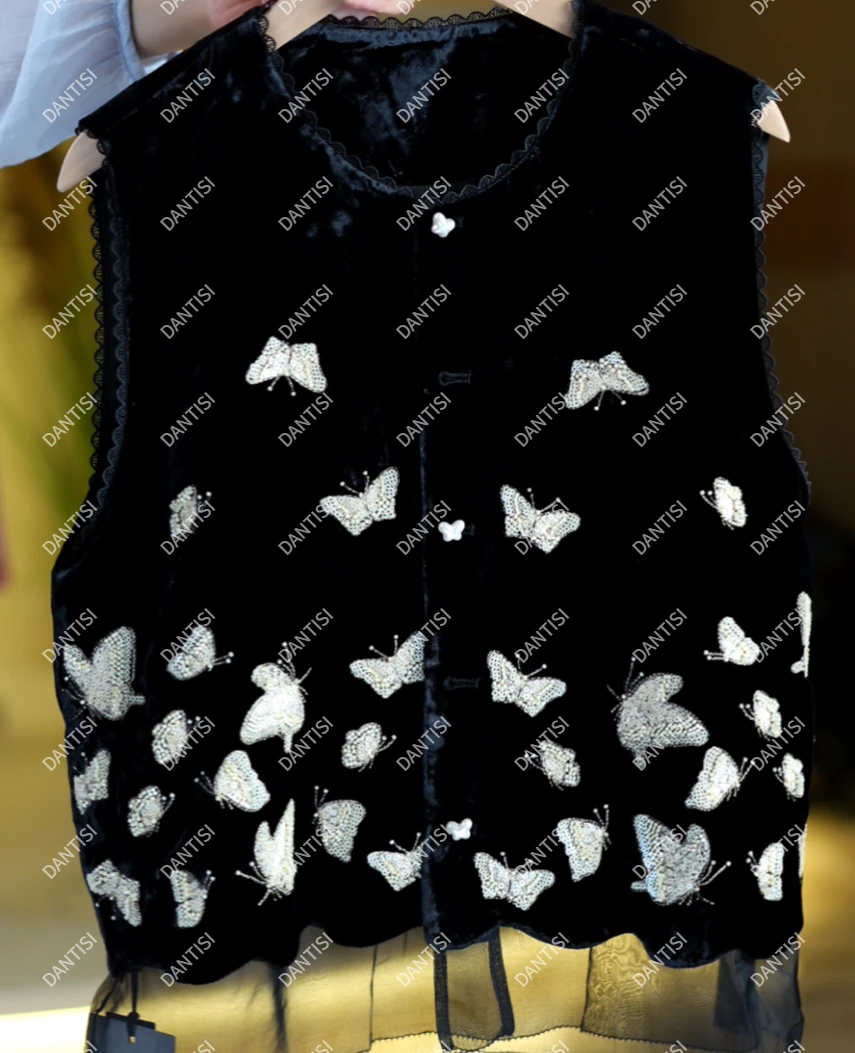 满蝶《非遗美学》1780复古中式国风无袖马甲