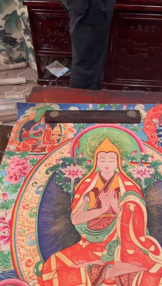 卷轴画手绘唐卡057