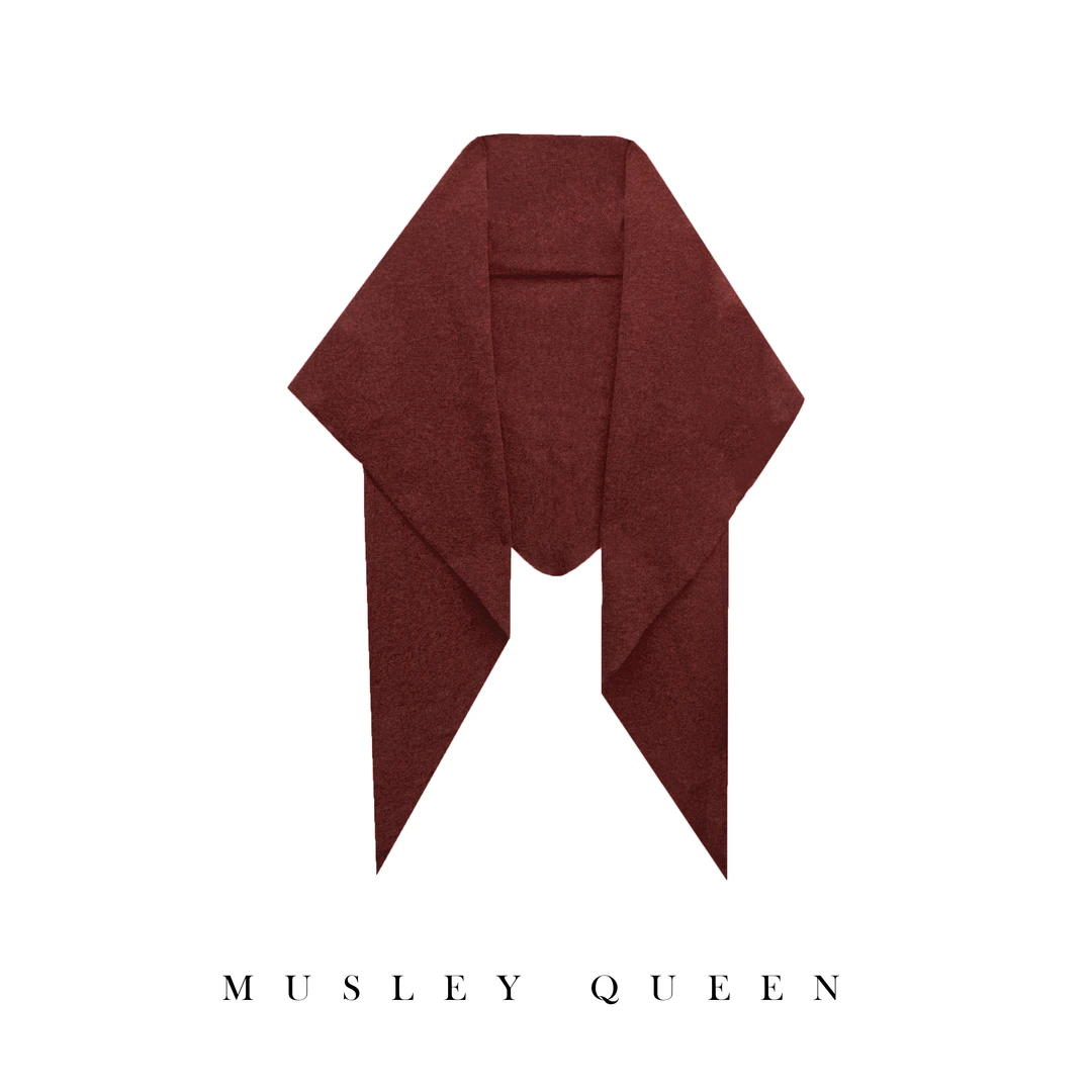 Musley Queen全羊毛软糯秋冬针织披肩三角巾1908