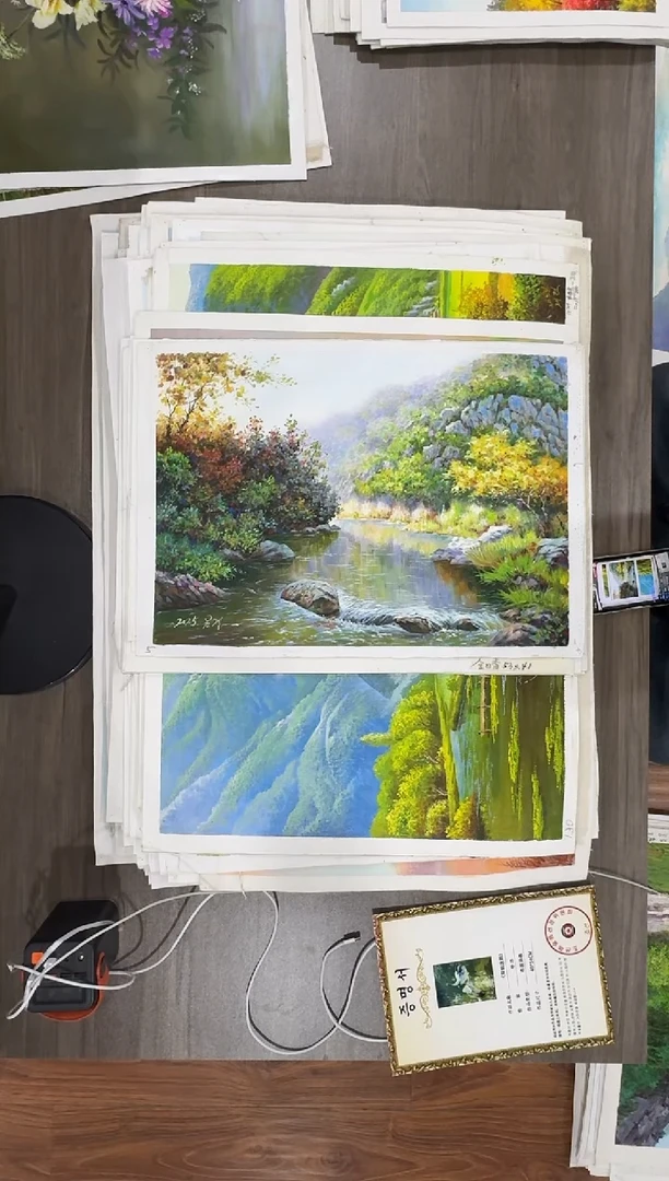 油画【67号】约53*35cm丨朝鲜原创纯手绘孤品油画丨顺丰包邮