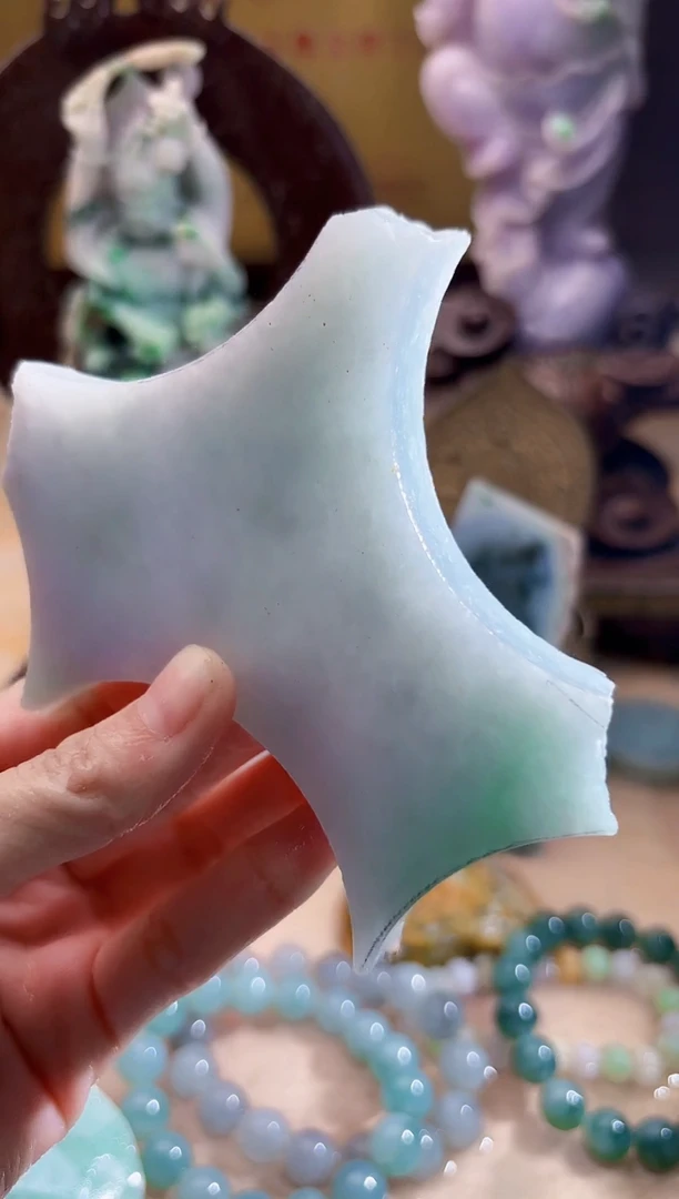 未镶嵌挂件翡翠A货柠优8181