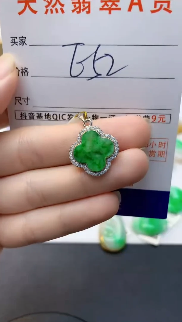 颈饰未镶嵌翡翠天然缅甸A货翡翠