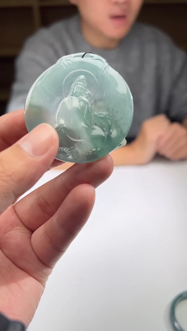 吊坠(不含链)未镶嵌翡翠观音1