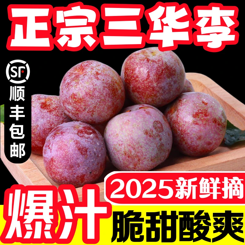 【顺丰包邮】正宗广西三华李新鲜现摘红心李子特大10-12个一斤