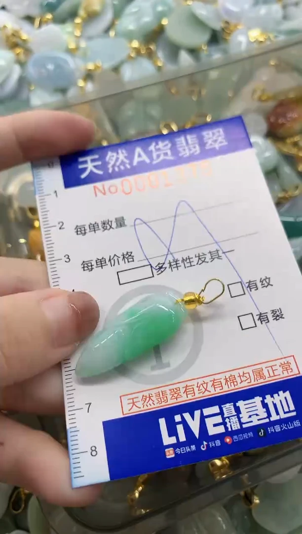 颈饰未镶嵌翡翠天然A货翡翠