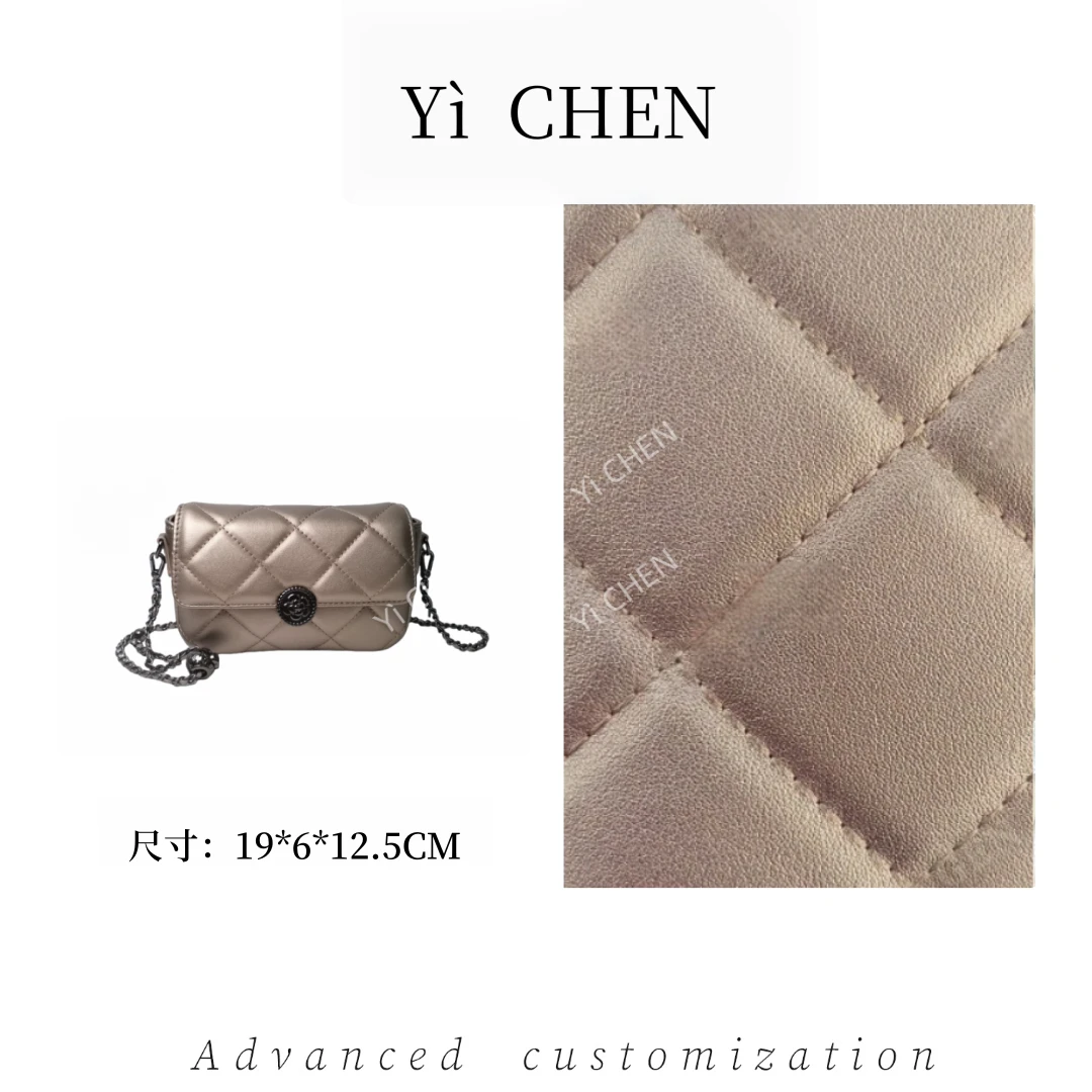 【Yì CHEN】SKL-Z8069-香槟色简约时尚女士新款轻奢单肩斜跨包