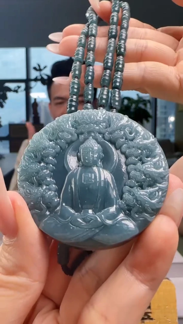 吊坠(赠链)未镶嵌翡翠多样性发其一YJ@@60B7J03757