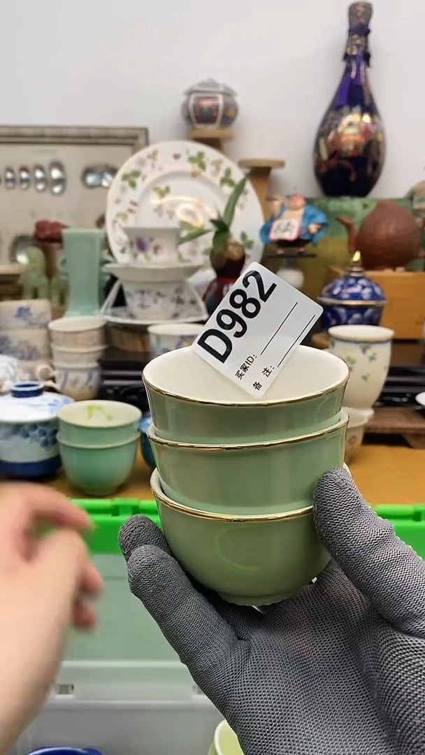 瓷片冰**石晶禧美瓷精品瓷器982