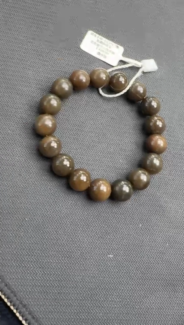 未镶嵌手串和田玉若羌微色差楼兰三色卡12手串