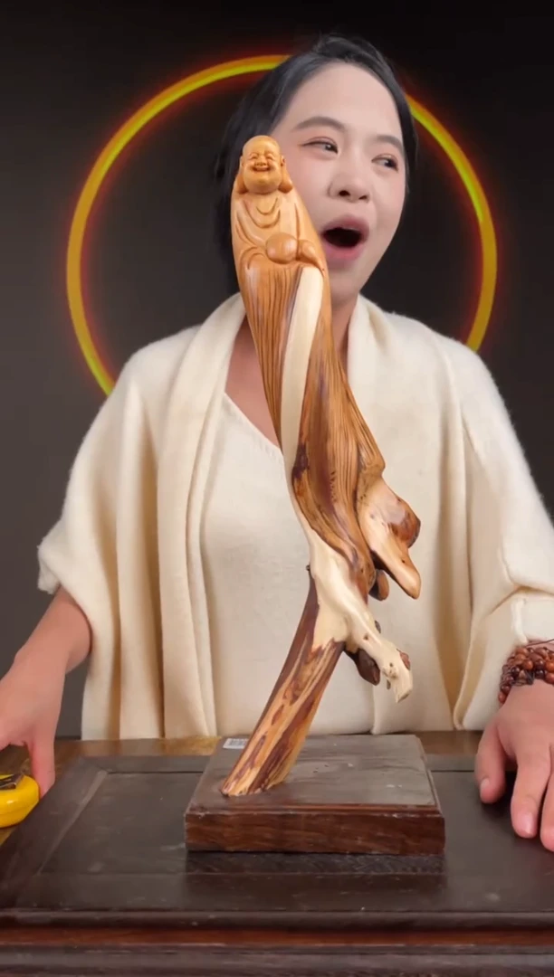 柏木（崖柏）手工摆件,先抢先得! 编号:64