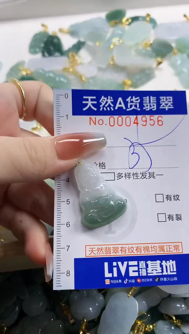 颈饰未镶嵌翡翠?天然A货翡翠