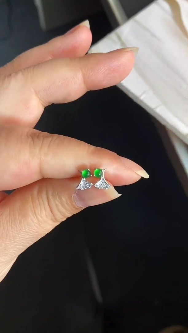 吊坠(不含链)银S925镶嵌翡翠1