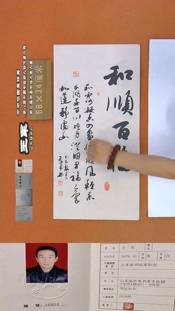 书法87R王军书法作品
