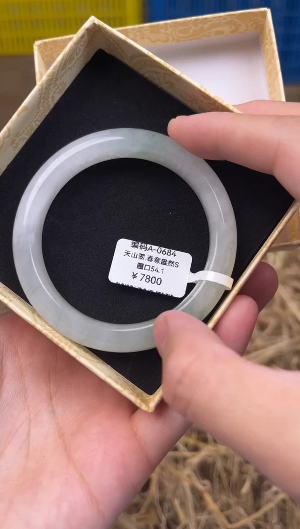 未镶嵌手镯石英质玉编码A0684