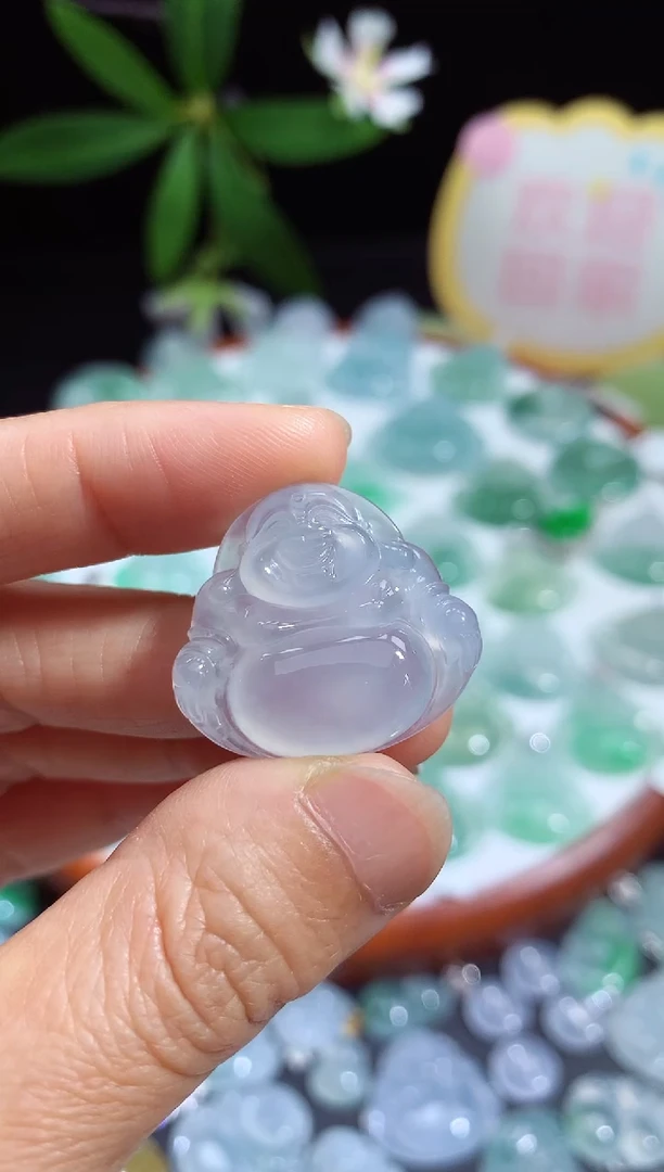 颈饰未镶嵌翡翠佛公