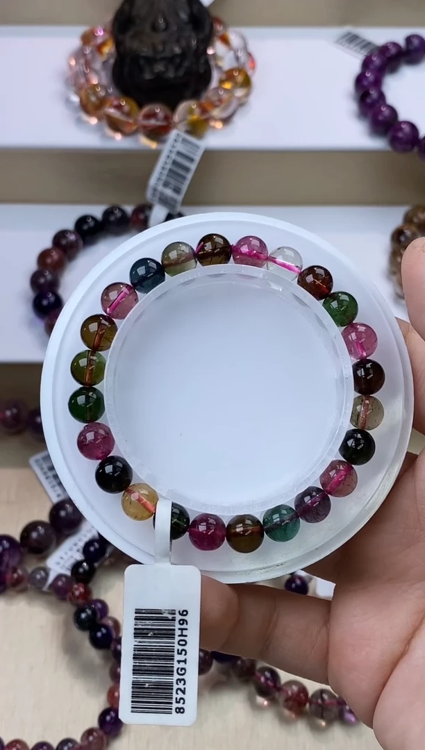 【闪购商品】碧玺手链未镶嵌黑美人碧玺7m+