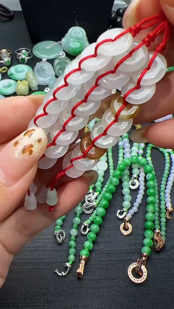 未镶嵌挂件翡翠平安扣挂件