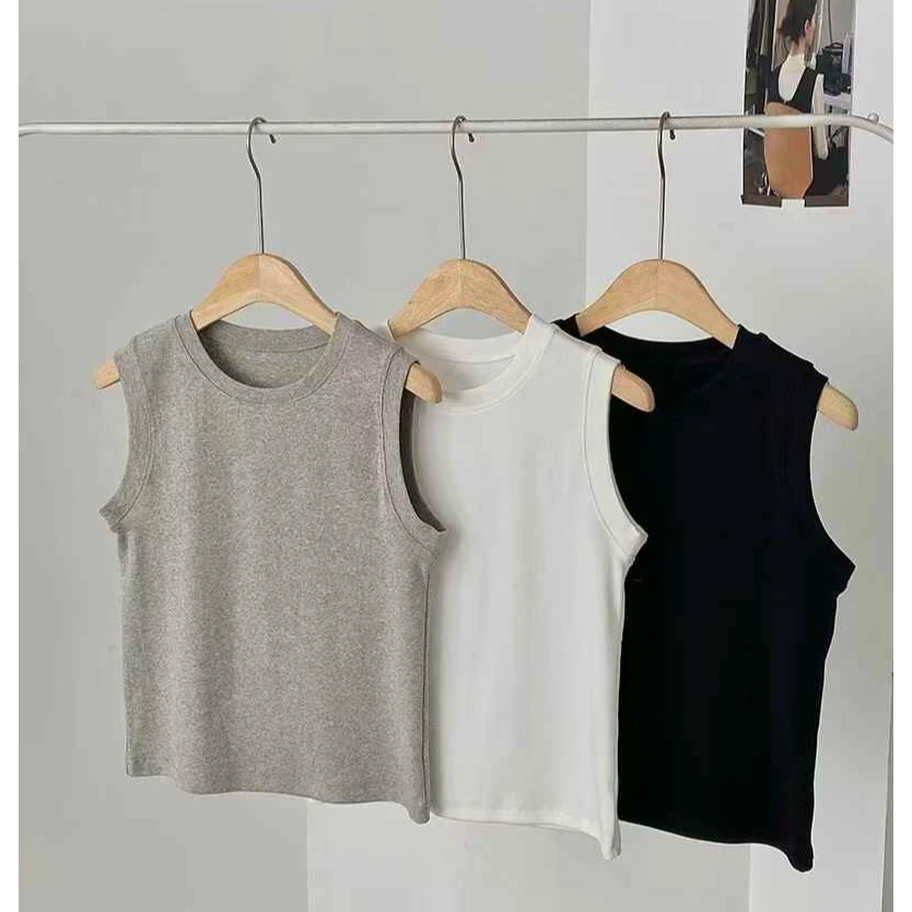 TY7 【工字背心】辣妹风显瘦百搭气质单穿新疆棉背心（衣长50）