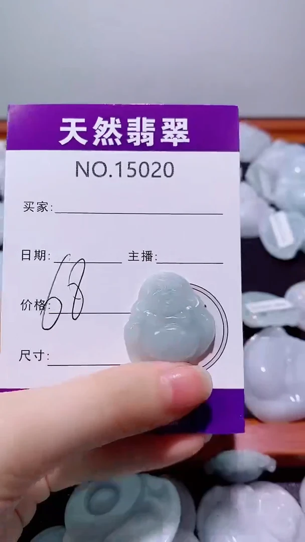 翡翠未镶嵌吊坠(赠链)020