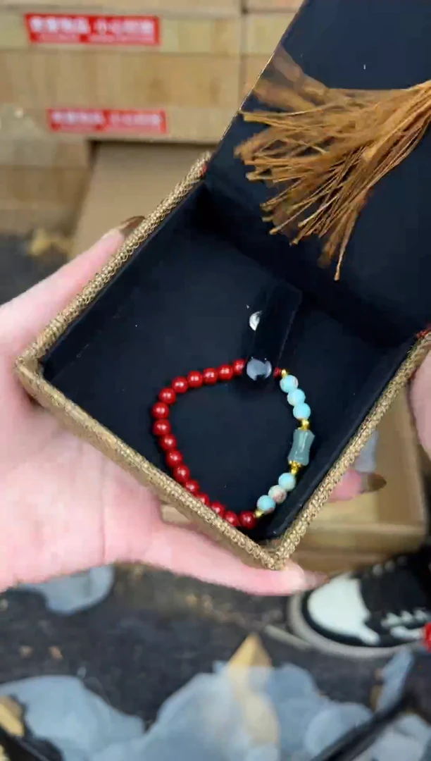 甄得帅文玩阁竹节单圈链接@@ys1819