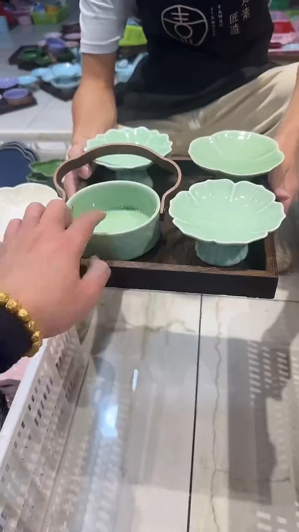 瓷片微瑕商品 介意勿拍 托盘