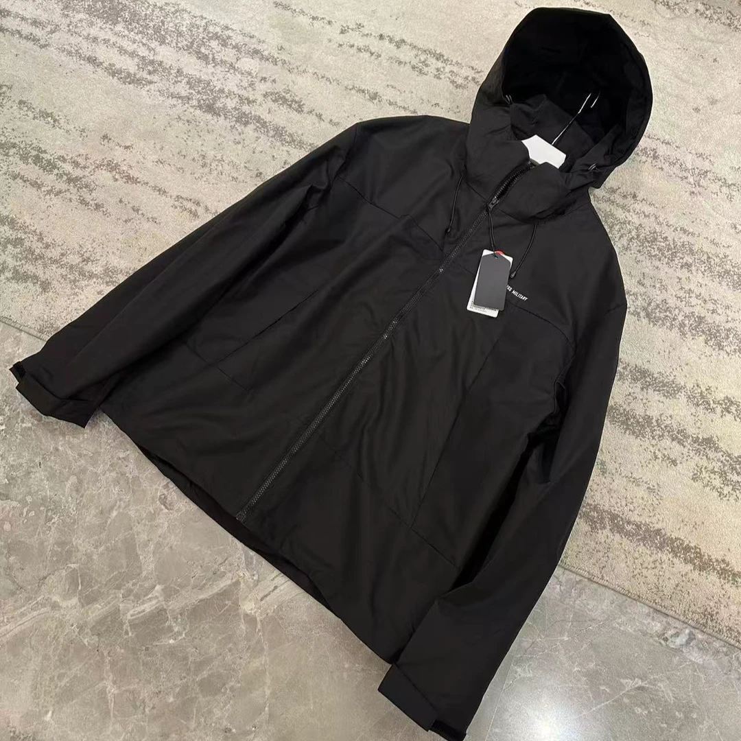 高端男户外连帽冲锋衣可拆卸三合一保暖防寒外套(D7-7)7005（QQ）