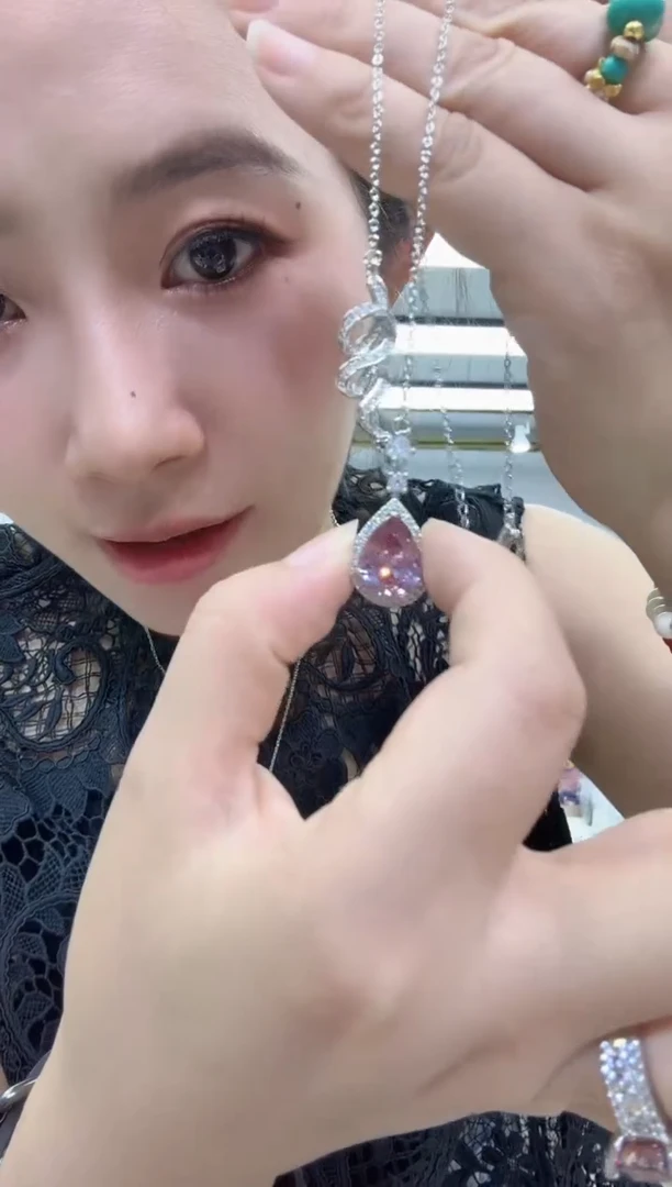 无非金属13125切割水滴吊坠