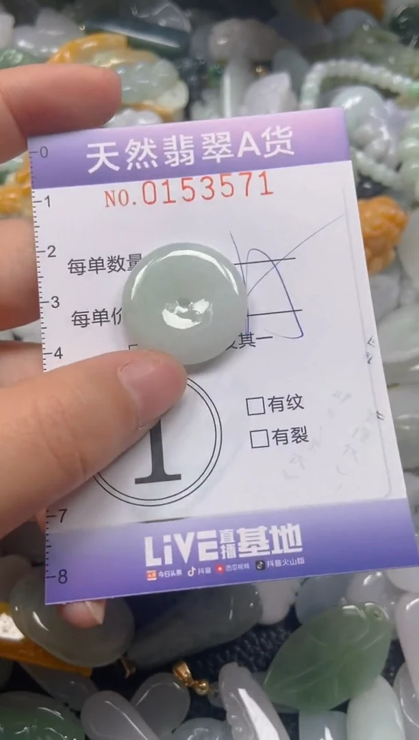 翡翠未镶嵌颈饰闪购00153571