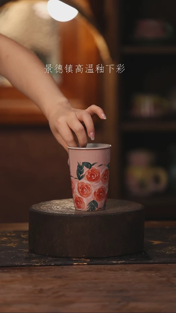 陶瓷景德镇高温釉下手绘陶瓷143