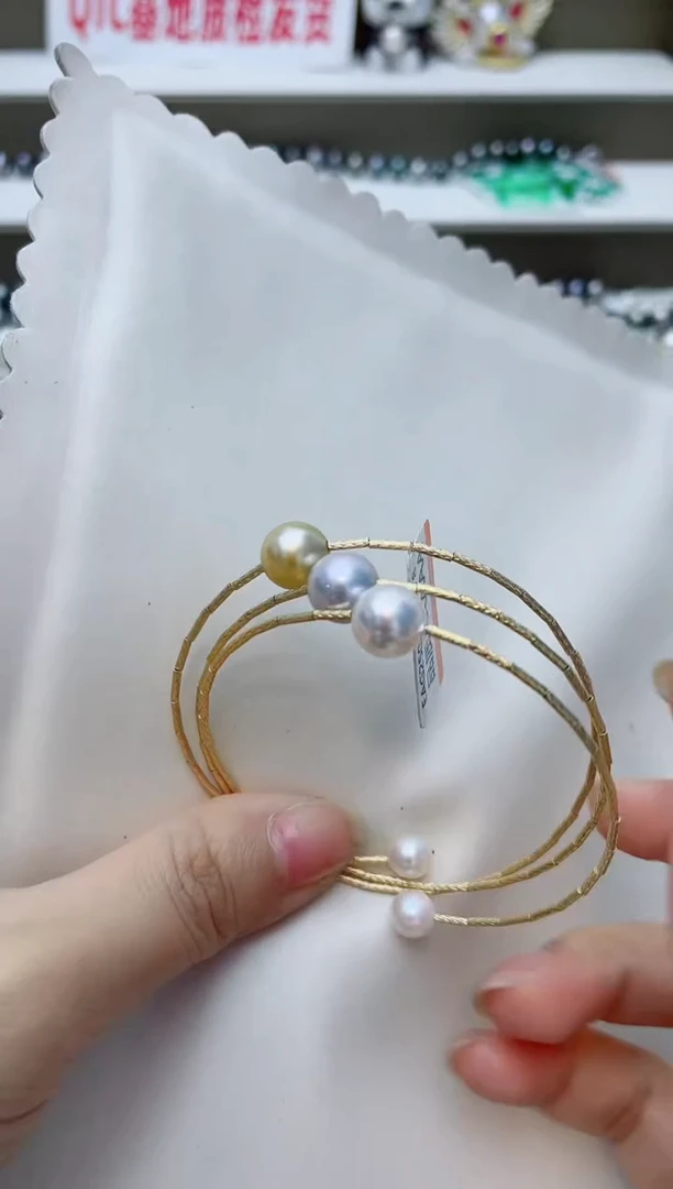 未镶嵌手链海水珍珠A116