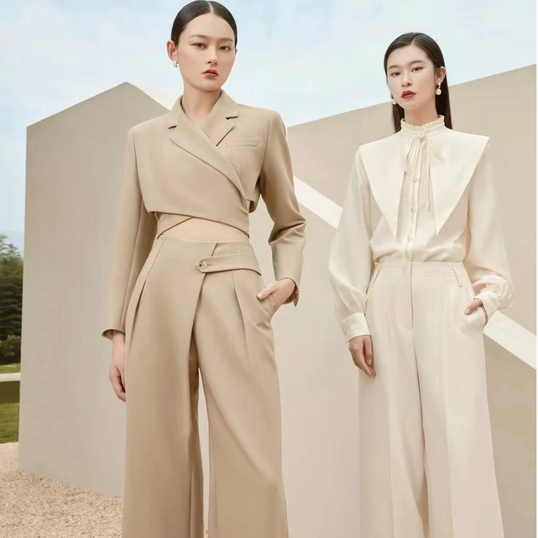 【编号011--020】双面羊毛大衣休闲百搭设计师轻奢时尚百搭