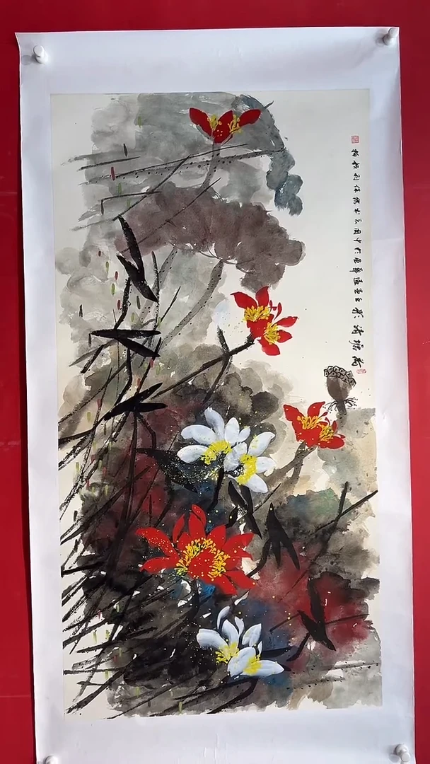 国画画家陆远华纯手绘原作