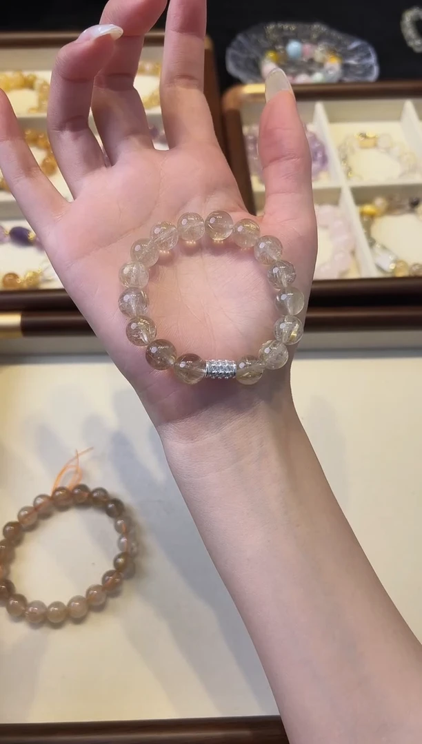 未镶嵌手链水晶金发晶