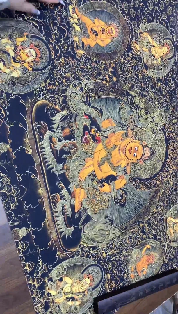 卷轴画精品挂饰 唐卡tk16117