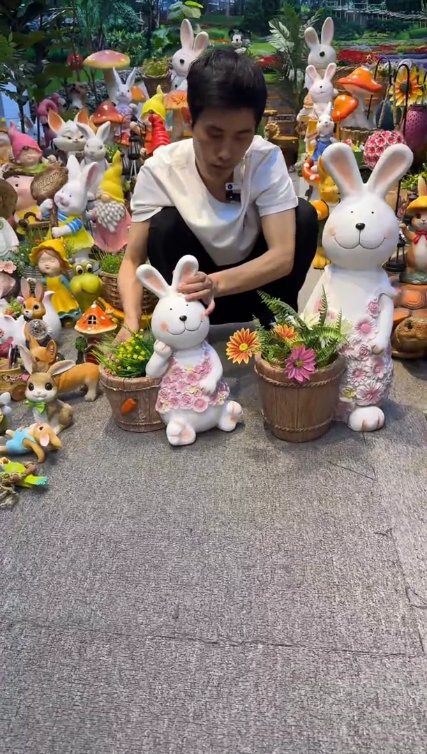 无花朵花园庭院摆件&002&