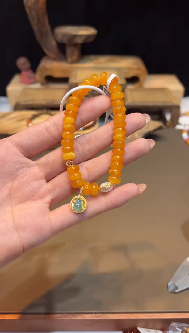 未镶嵌琥珀手饰手饰@@E6755