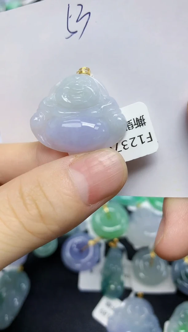 颈饰未镶嵌翡翠天然缅甸翡翠A货翡翠百元以上9元证书费自理
