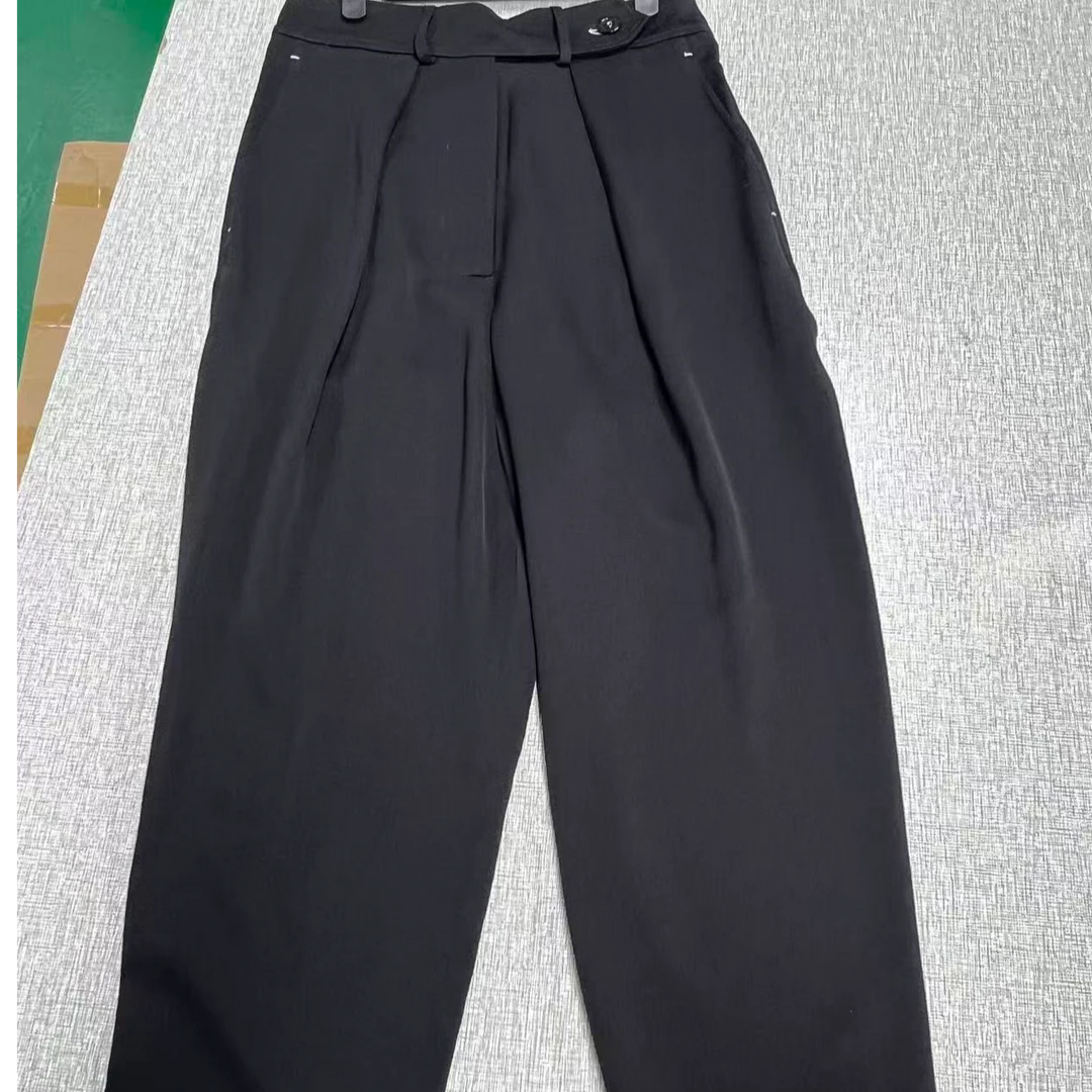 黑色韩式春夏高腰哈伦裤宽松时尚垂感显瘦百搭