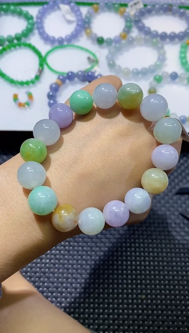 散珠翡翠卡13加多宝手串