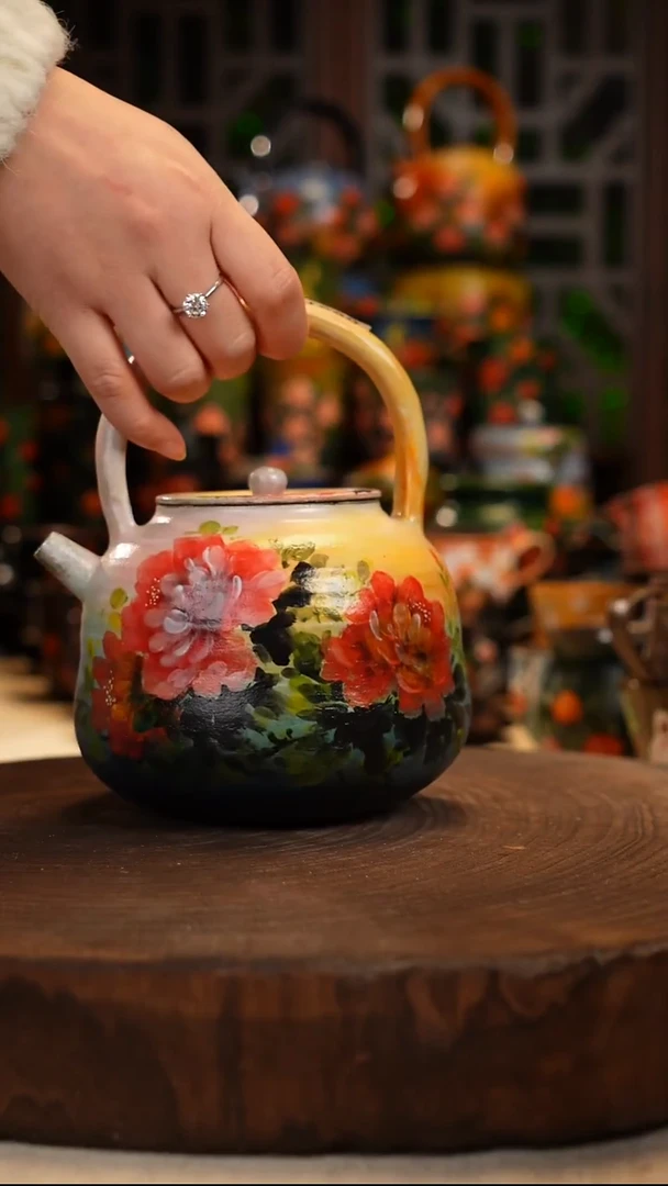 油画 手绘 釉下彩